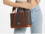 Bolso MK Luisa logo brown